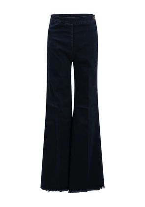 Shaft Jeans frayed-hem flared jeans - Blue