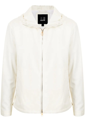 Dunhill zip-up track jacket - White