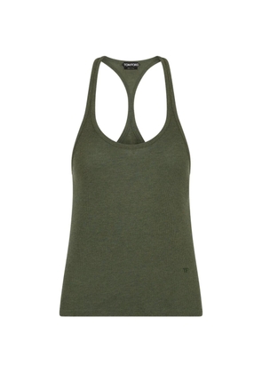 TOM FORD racerback tank top - Green