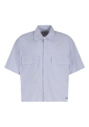 B1ARCHIVE striped pocket shirt - Blue