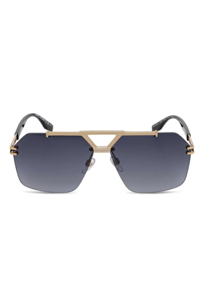 Marc Jacobs Eyewear geometric-frame sunglasses - Gold