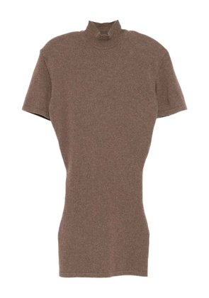 Jacquemus Robe maille castagna dress - Brown