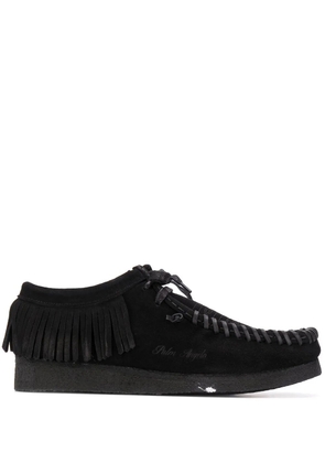 Palm Angels fringed lace-up shoes - Black