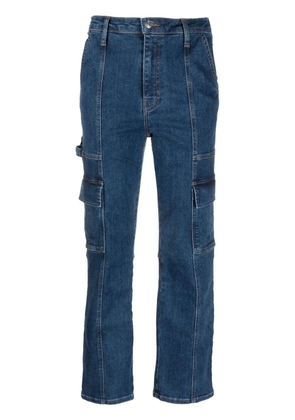 Simkhai high-rise cropped-leg jeans - Blue