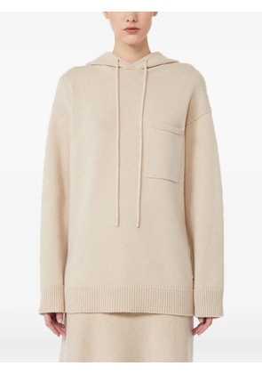 Max Mara hooded pocket sweater - Neutrals