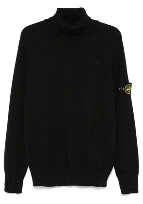 Stone Island Compass-badge sweater - Black