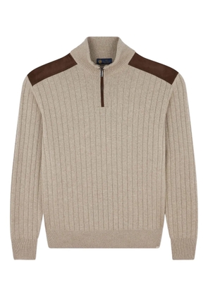 Paul & Shark half-zip sweater - Neutrals