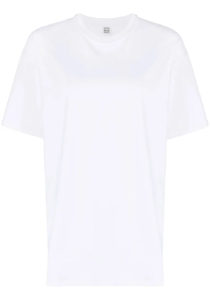 TOTEME Straight cotton T-shirt - White