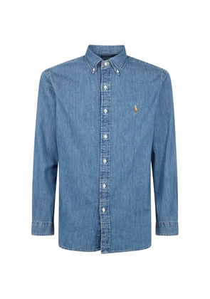 Polo Ralph Lauren logo-embroidered shirt - Blue