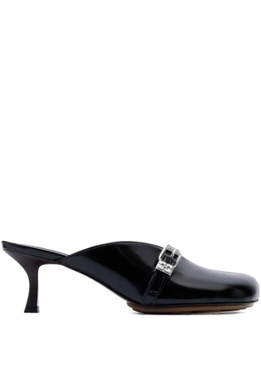 GANNI buckle heeled mules - Black