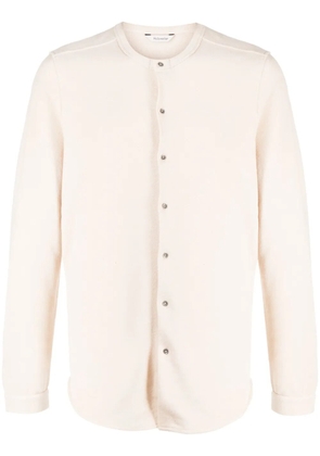 Holzweiler Henley-collar button-down shirt - Neutrals