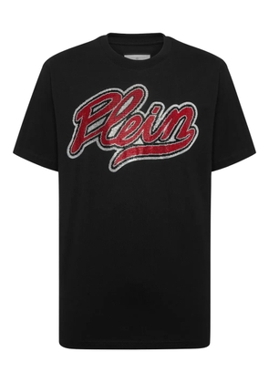 Philipp Plein crystal-logo T-shirt - Black