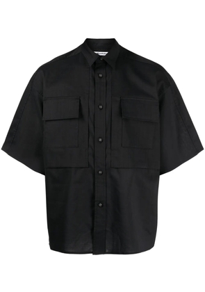 White Mountaineering chest-pockets button-up shirt - Black