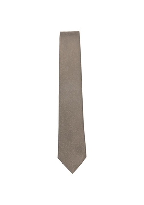Emporio Armani brown silk tie