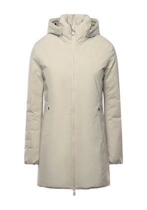 Save The Duck removable hood zip coat - Neutrals