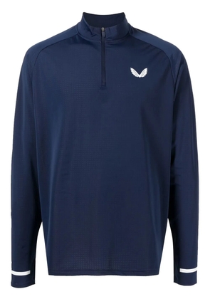 Castore logo-print long-sleeve sweatshirt - Blue