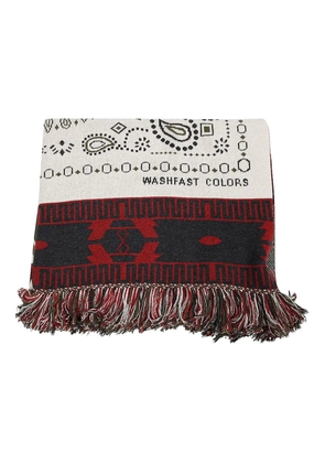 Alanui bandana jacquard scarf - Neutrals