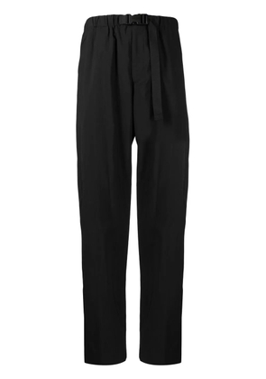 Paul Smith belted tapered-leg trousers - Black