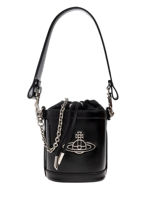 Vivienne Westwood orb-embellished bucket bag - Black