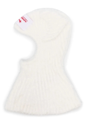 Charles Jeffrey Loverboy animal-ears balaclava - White