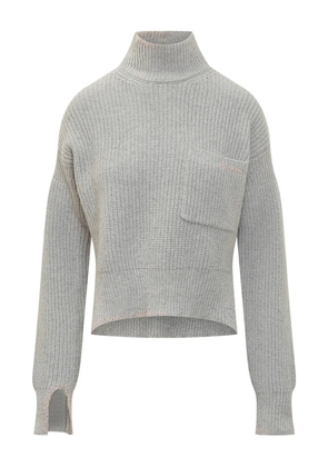 Marni turtleneck pocket sweater - Grey
