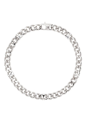 AMI Paris logo necklace - Silver