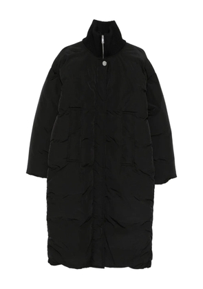 Sportmax quilted parka coat - Black