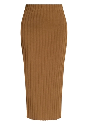 By Malene Birger Fiemme midi skirt - Brown