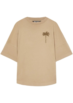 Palm Angels Palms Over t-shirt - Neutrals