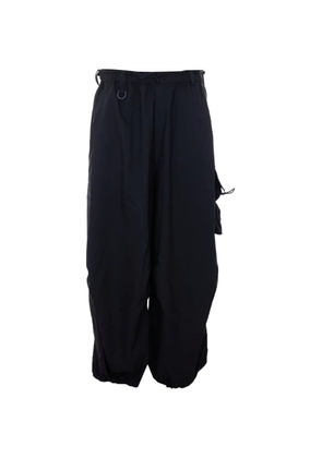 Y-3 elasticated cargo track pants - Black