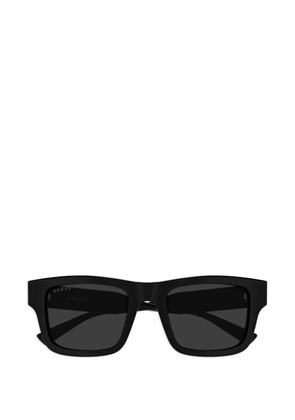 Gucci Eyewear rectangle-frame logo sunglasses - Black