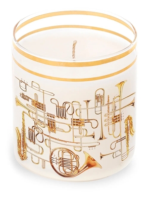 Seletti Trumpets porcelain candle - White