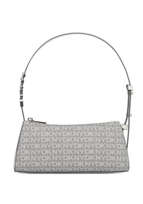 DKNY logo-plaque tote bag - Grey