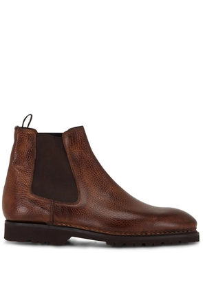 Bontoni leather Chelsea boots - Brown