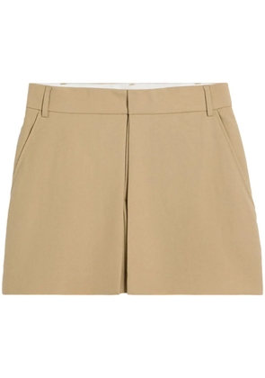 AMI Paris panelled mini skirt - Neutrals