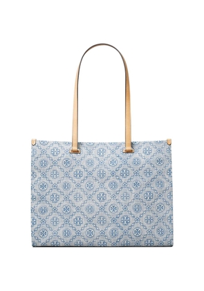 Tory Burch T-Monogram denim tote - Blue