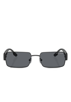 Armani Exchange rectangle-frame sunglasses - Black