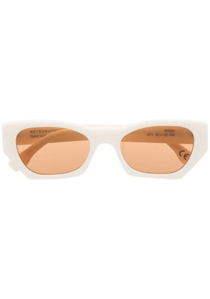 Retrosuperfuture Amata geometric-frame sunglasses - White