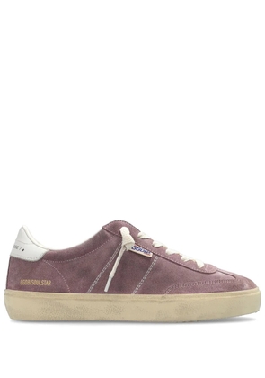 Golden Goose Soul Star suede lace-up sneakers - Purple