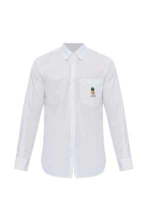 DSQUARED2 pocket pineapple-embroidery shirt - White