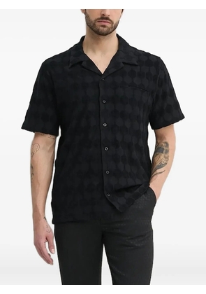 BALR. textured geometric shirt - Black