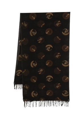 Uma Wang distressed-detail scarf - Black