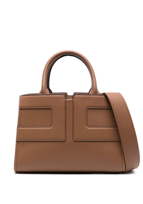 Elisabetta Franchi panelled tote bag - Brown