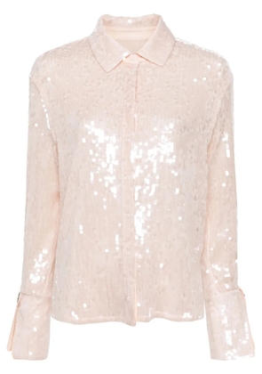 Patrizia Pepe sequined shirt - Pink