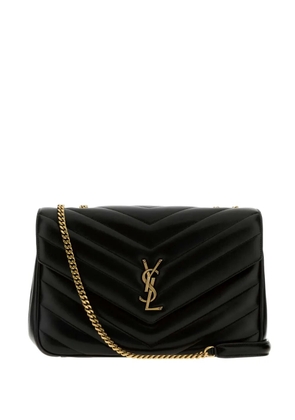 Saint Laurent quilted leather shoulder bag - Black