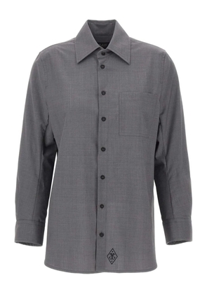 Seafarer patch-pocket button-down shirt - Grey