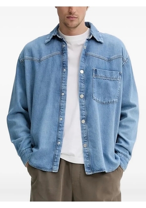 Won Hundred patch-pocket denim shirt - Blue