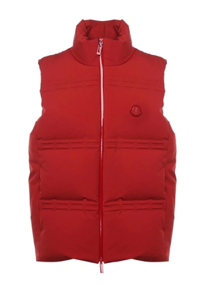 Moncler logo-patch padded jacket - Red