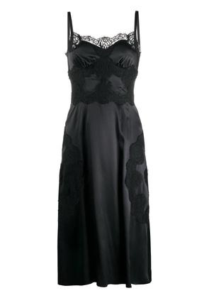 Dolce & Gabbana satin slip dress - Black