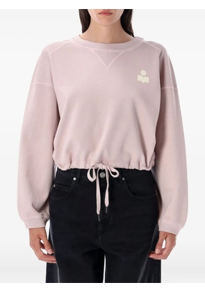 MARANT ÉTOILE cotton blend sweatshirt - Pink